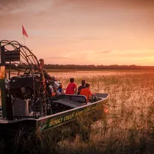 1-Hour Boggy Creek Sunset Airboat Tour