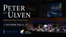Peter og Ulven. Balletforestilling med orgelakkompagnement.