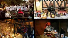 Julstök med julmarknad
