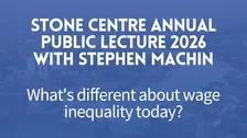 Stone Centre Annual Public Lecture 2026 With Stephen Machin