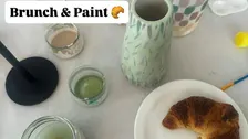 ✨ Brunch & Paint ✨ Keramik bemalen I Matcha I MocktailsI Croissants