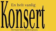 En helt vanlig konsert
