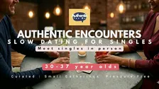 Single? Tired of dating apps? Join Slow Dating - Singles Social [30-37 year olds] by Authentic You Me