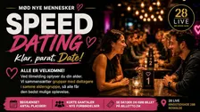 Speed Dating & Social Night på 28 Live (50-65år) – Roskilde