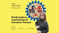 Embroidery workshop at Ukraine House