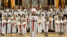 Luciakonsert i Fässbergs kyrka