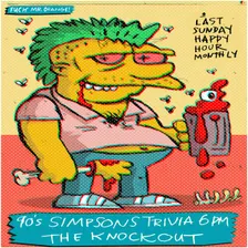 THE 90s SIMPSON’S TRIVIA HAPPY HOUR!