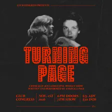 Turning Page - A One Woman Show featuring Angelica Page