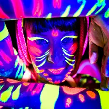 Neon Naked Life Drawing | UV Art Experience