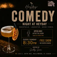 Sunday Night Comedy at Heyday Miami