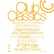 Club Classics 90s and 00s 4th Birthday