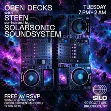 Open Decks w/ Steen & Solarsonic Soundsystem