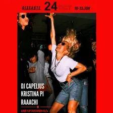 CÓÑO!: Dj Capelius + KRISTINA PI + RAAACHI