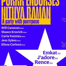 PURRR ENDORSES NITHYA RAMAN