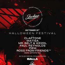 Jackies Open Air Halloween [Balla BCN Festival]