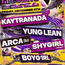 III Points Basel: Kaytranada + Yung Lean + Arca (DJ Set) + Shygirl
