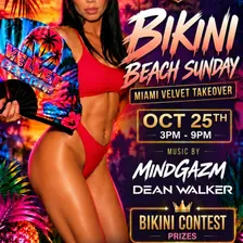 Bikini Beach Sunday @ Miami Velvet