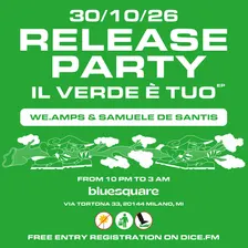 Hi-Fi Weekends with WE.AMPS & SAMUELE DE SANTIS *Free Entry*