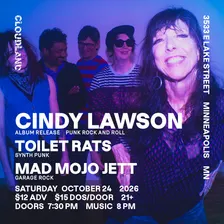 Cindy Lawson, Toilet Rats, Mad Mojo Jett