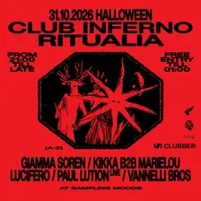 CLUB INFERNO RITUALIA - HALLOWEEN NIGHT - SAMPLING MOODS