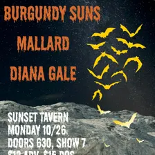 Burgundy Suns, Mallard, Diana Gale