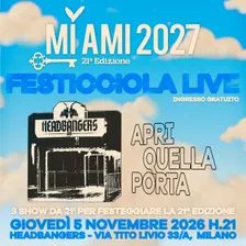 MI AMI 2027 | FESTICCIOLA LIVE | Launch Party