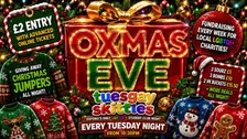 TUESGAY SKITTLES - OXMAS EVE CHRISTMAS JUMPER SPECIAL