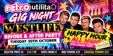 Westlife Pre and After Gig Drinks