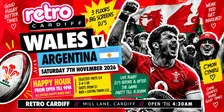 🏉 WALES v ARGENTINA — AUTUMN INTERNATIONAL