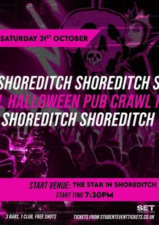 HALLOWEEN SHOREDITCH PUB CRAWL - SATURDAY 31ST OCTOBER