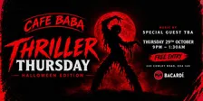 THRILLER THURSDAY (THURSDAY HALLOWEEN SPECIAL)