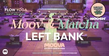 MOOV & MATCHA: FLOW YOGA w/ India - Sun 1st Nov @ 6pm