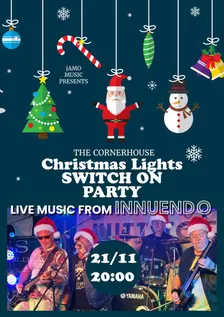 Christmas light switch on party