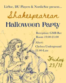 DU Players x Nordic Society x Literary Society Halloween Party