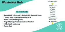 Waste Not Hub - 2nd Saturday of the Month!