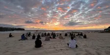 MeditationHQ community sunrise meditations - AVALON BEACH