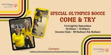 Special Olympics MIE/MN Bocce Come & Try 2026