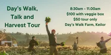 Day's Walk, Talk and Harvest Tour (October 25th)