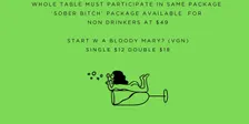 Boozy Bottomless Brunch