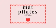 Mat Pilates @ Whitlam 8th November
