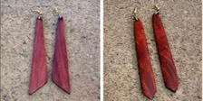 Wooden Earring Workshop (November)