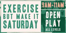 Saturday - All Levels Open Play Pickleball