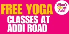 Oct: Free yoga class with Yen at Addi Road