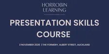 Presentation Skills Course