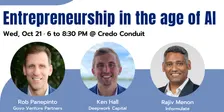 Entrepreneurship in the age of AI: Panel and Discussion