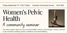 Women's Pelvic Health: A Community Seminar