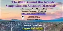 36th Rio Grande Symposium on Advanced Materials (RGSAM 2026)