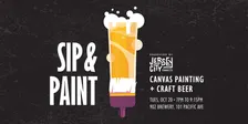 Jersey City Connects | Halloween Paint & Sip: Black Cat Moonlight Art Night
