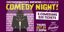 Annual Halloween Comedy Showcase at Co-Conspirators Brewpub