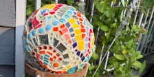 Mosaic bowling ball
